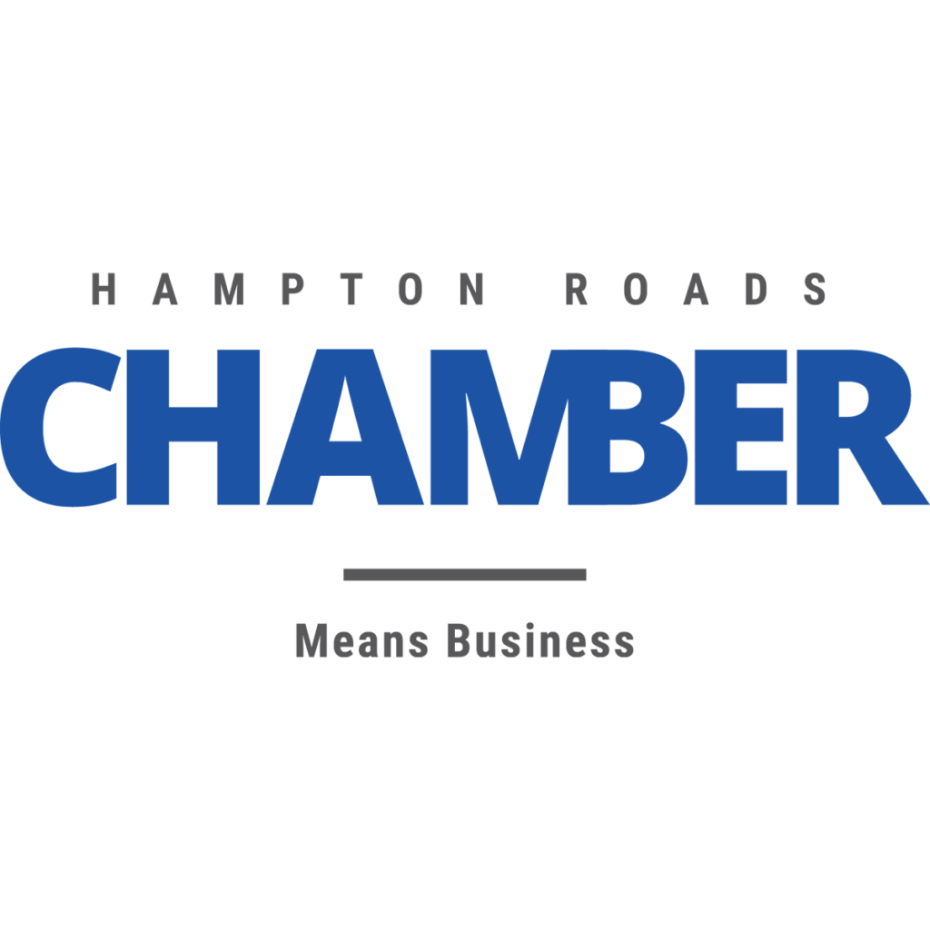 Hampton Roads Chamber logo 

bottom: Means Business